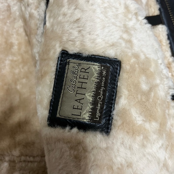 2 brand new leather bomber jackets.  Worn 1 time PRICE LISTED IS PER JACKET. - Picture 7 of 10